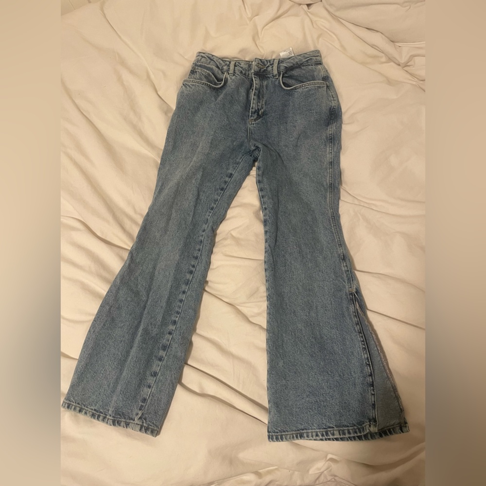Split flared BDG jeans